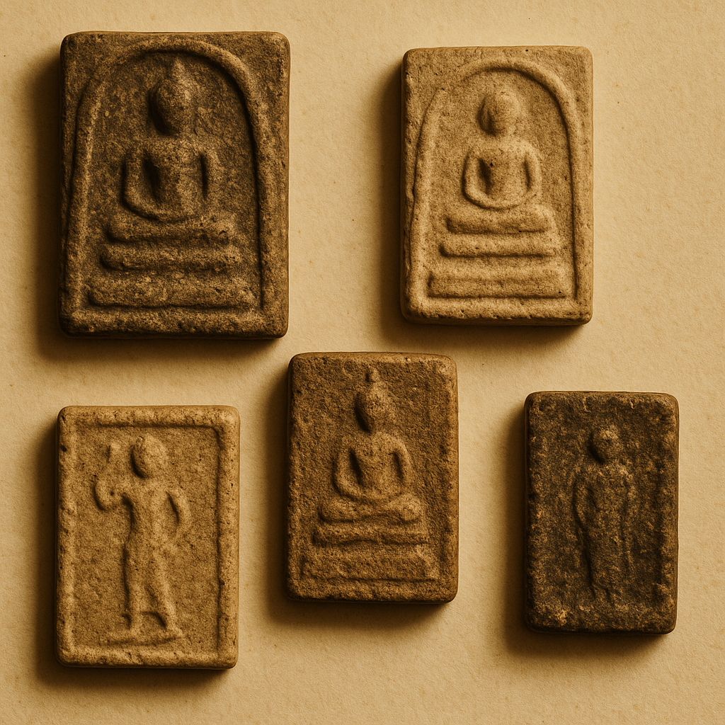 The five canonical antique Thai amulet types